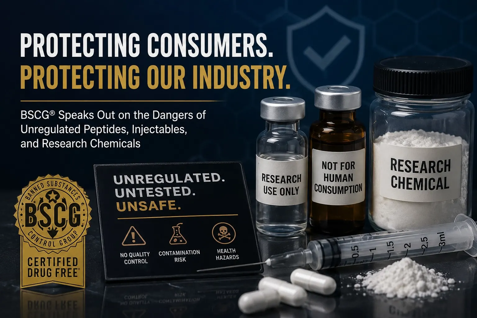 BSCG-Warns-That-Unregulated-Peptides-and-Research-Chemicals-Threaten-the-Dietary-Supplement-Industry