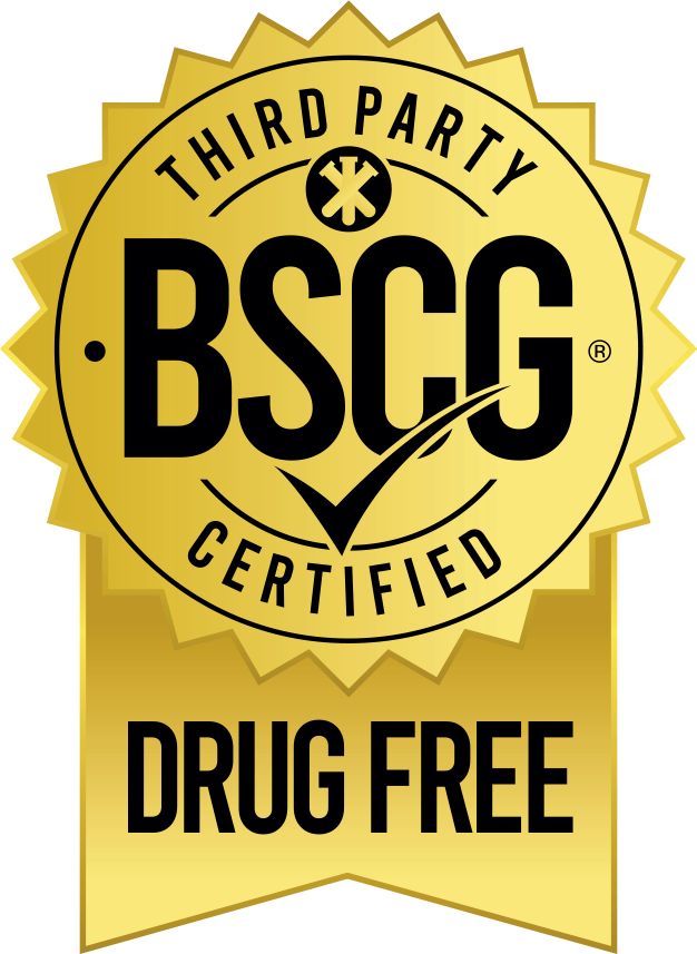 bscg certified drug free