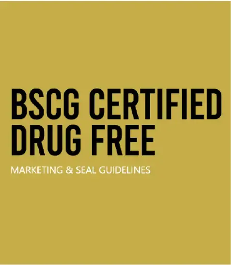 certified drug free guidelines
