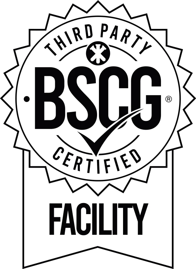 bscg facility seal white