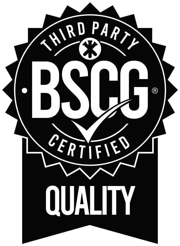 bscg quality seal black
